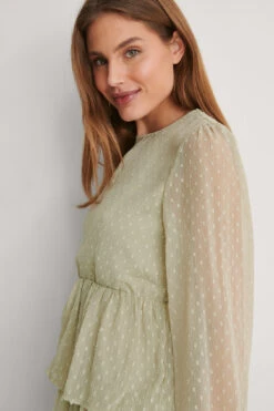 Flounce Dobby Mini Dress -Na-Kd 5nakd flounce dobby mini dress 1014 001135 0324 04a