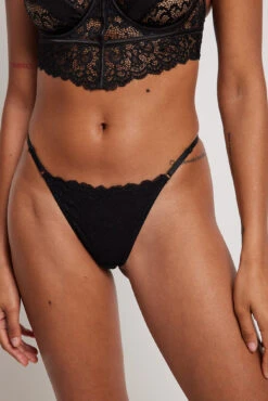 Adjustable Strap Lace Thong 16 Adjustable Strap Lace Thong -Na-Kd adjustable strap lace thong 1013 001209 00020604