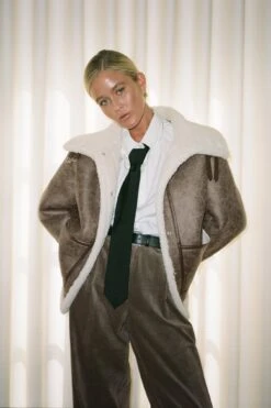 Aviator Jacket -Na-Kd aviator jacket 1708 000148 0017 7