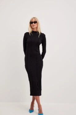 Babylock Detailed Midi Dress -Na-Kd babylock detailed midi dress 1100 007044 0002 01c 01c