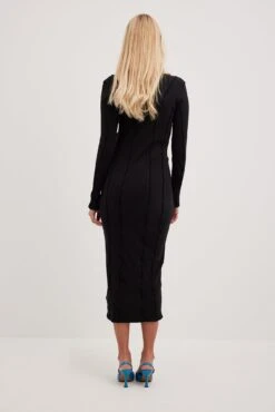 Babylock Detailed Midi Dress -Na-Kd babylock detailed midi dress 1100 007044 0002 3456