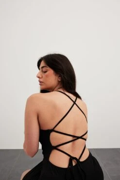 NA-KD Back Strap Mini Dress