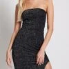 Bandeau Glitter Midi Dress -Na-Kd bandeau glitter maxi dress 1017 002013 0002 fine strappy plateau heels 1055 001304 000213026