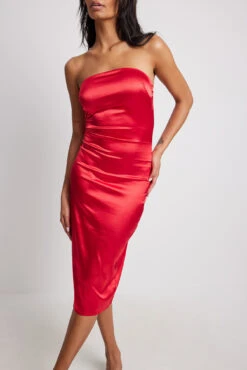 Bandeau Midi Dress -Na-Kd bandeau midi dress 1018 009877 000426285