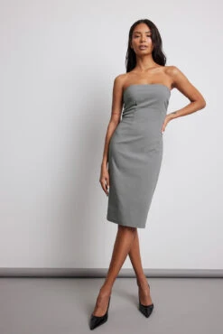 Bandeau Midi Dress -Na-Kd bandeau midi dress 1018 010004 0008 25823 copy