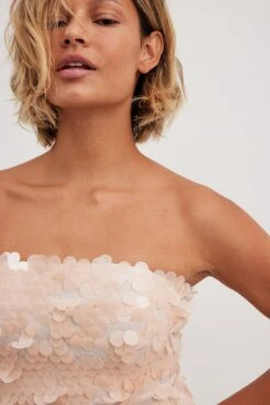 Bandeau Sequin Mini Dress -Na-Kd bandeau sequin mini dress 1708 000101 0342 r 3