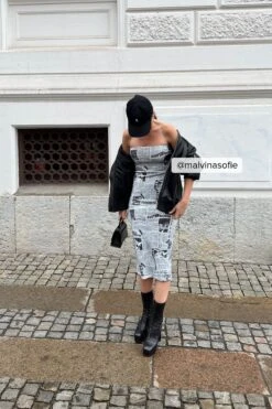 NA-KD Bandeau Midi Dress -Na-Kd bandeu midi dress 1018 009826 0259 0012