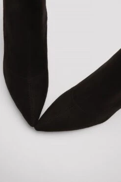 Basic Suede Look Ankle Boots -Na-Kd basic faux suede amkla boots 1055 001277 0002 6011