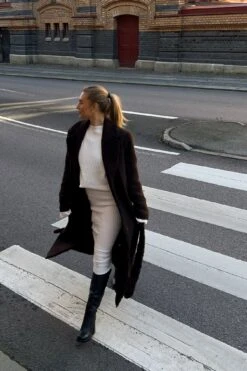 Belted Maxi Coat -Na-Kd belted maxi coat 1018 009647 0017 social