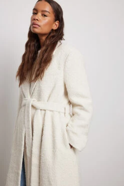 Belted Maxi Coat -Na-Kd belted maxi coat 1018 009647 0260 6466