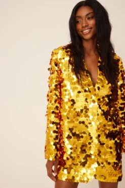 Big Sequin Blazer Dress