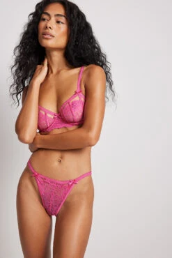 Binding Detail Lace Thong -Na-Kd binding detail lace thong 1013 001101 0015 01