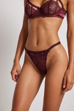 Binding Detail Lace Thong -Na-Kd binding detail lace thong 1013 001101 0212 02