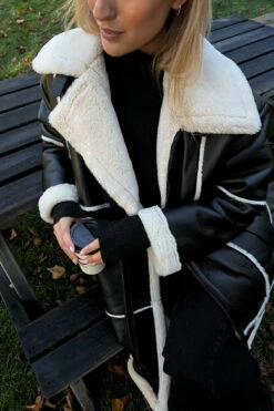 Bonded Faux Fur Jacket