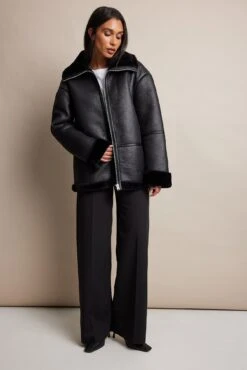 Bonded High Collar Jacket