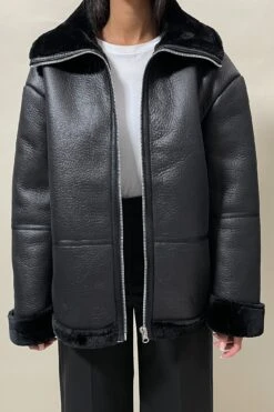 Bonded High Collar Jacket -Na-Kd bonded high collar jacket 1018 008269 0002 7 iphone