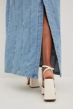 Chubby Plateau Heels -Na-Kd chubby plateau heels 1055 001378 0001 44684