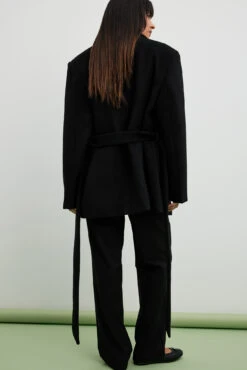 Classic Belted Short Coat -Na-Kd classic belted short coat 1018 010148 00027220