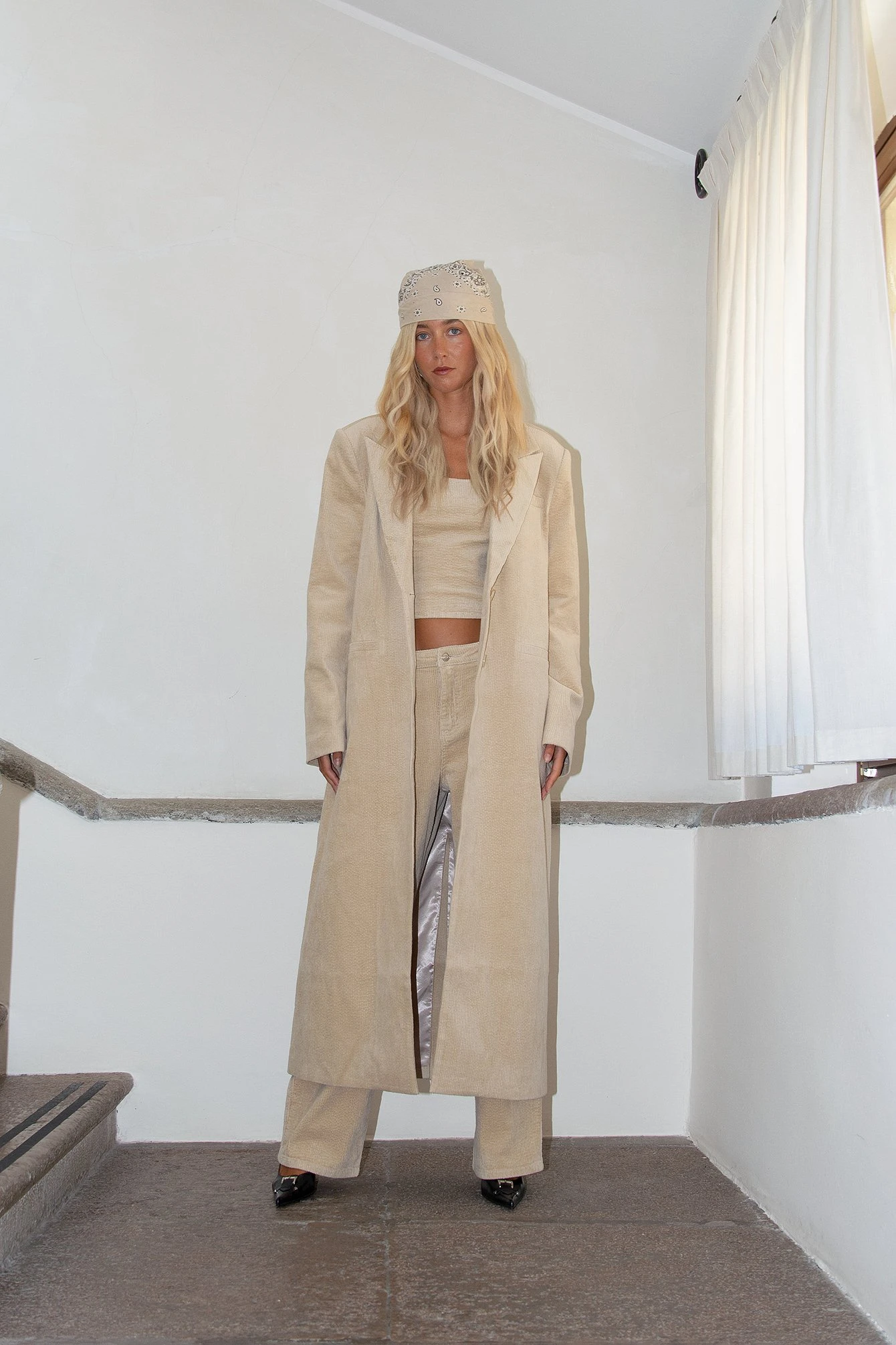 Corduroy Long Coat 8 Corduroy Long Coat - Image 6