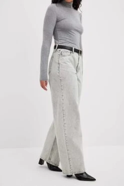 Croc Block Heel Boots -Na-Kd croc block heel boots 1055 001110 000215700 r