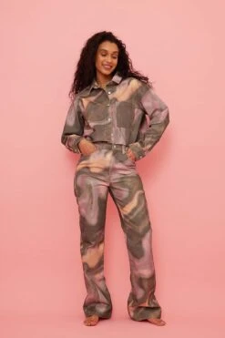 NA-KD Cropped Denim Jacket -Na-Kd cropped jacket 1018 009147 0697 10