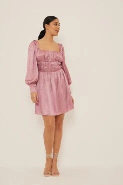 Cups Detail Structured Satin Mini Dress -Na-Kd cups detail strucutured satin mini dress 1017 001522 011525038