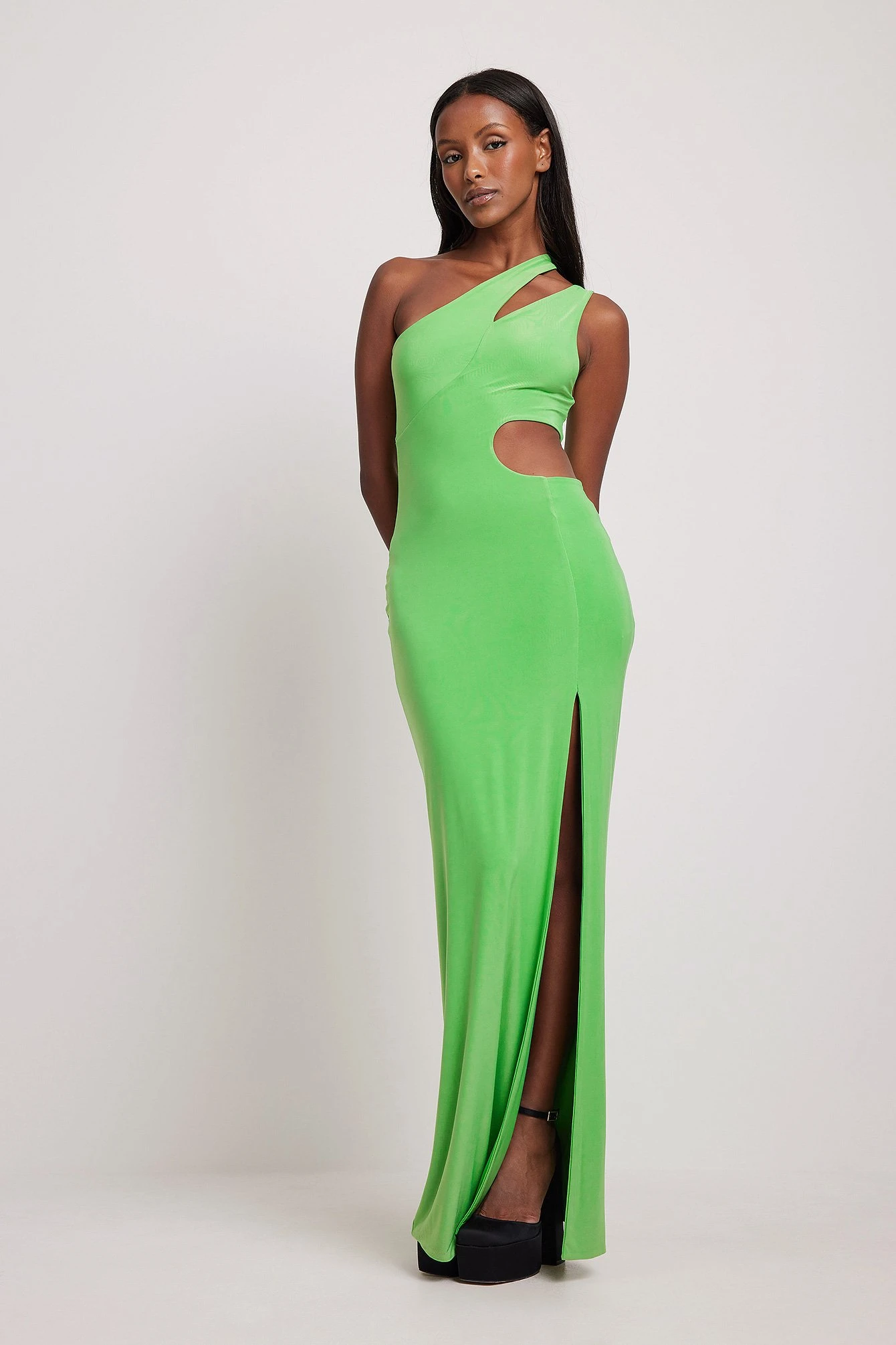 Cut Out High Slit Maxi Dress 3 Cut Out High Slit Maxi Dress