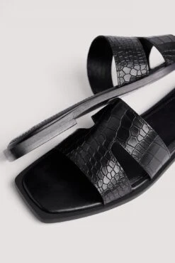 Cut Out Leather Slippers -Na-Kd cut out leather slippers 1055 001419 0002 3089