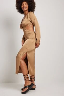 Cut Out Sides Midi Dress 7 Cut Out Sides Midi Dress -Na-Kd cut out sides midi dress 1018 009591 00176609
