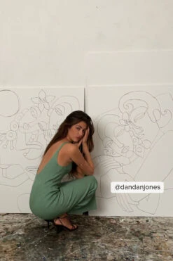 Ribbed Knitted Deep Back Dress 28 Ribbed Knitted Deep Back Dress -Na-Kd dandanjones 1018 009506 00101 social