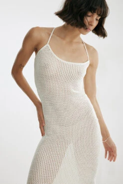 Deep Back Crochet Dress -Na-Kd deep back crochet dress 1708 000098 00010238 1