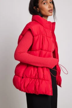 Drawstring Waist Puffer Vest -Na-Kd drawstring waist puffer vest 1736 000419 0004 02