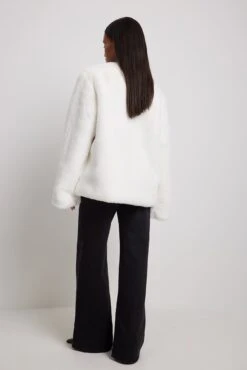 Faux Fur Jacket -Na-Kd faux fur jacket 1783 000014 0001 1091