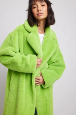 Faux Fur Maxi Coat -Na-Kd faux fur maxi coat 1018 009811 0010 40689