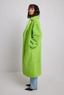 Faux Fur Maxi Coat -Na-Kd faux fur maxi coat 1018 009811 0010 40708