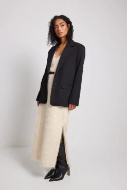 Feathers Maxi Dress -Na-Kd feathers maxi dress 1014 001488 02602131