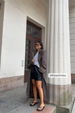 Structured Trenchcoat -Na-Kd filippalindau 1018 008941 0017 social