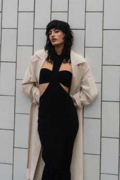 Fine Knitted Cut Out Detail Maxi Dress -Na-Kd fine knitted cut out detail maxi dress 1018 010183 0002