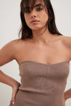 NA-KD Fine Knitted Midi Tube Dress -Na-Kd fine knitted midi tube dress 1100 007132 0119 31816