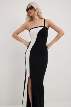 NA-KD Fine Knitted One Shoulder Maxi Dress 9 NA-KD Fine Knitted One Shoulder Maxi Dress -Na-Kd fine knitted one shoulder maxi dress 1100 007023 00417484