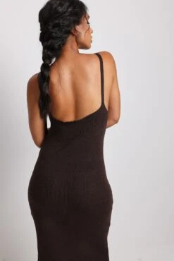 NA-KD Fine Knitted Waist Detail Midi Dress -Na-Kd fine knitted waist detail midi dress 1100 006695 00178246 copy