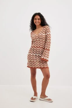 Fine Knitted Wavy Mini Dress -Na-Kd fine knitted wavy mini dress 1018 010270 075413154