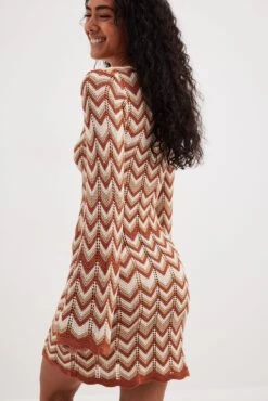 Fine Knitted Wavy Mini Dress -Na-Kd fine knitted wavy mini dress 1018 010270 075413186