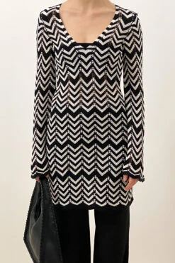 Fine Knitted Wavy Mini Dress -Na-Kd fine knitted wavy mini dress 1018 010270 0041 creative