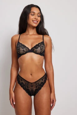 Flower Detail Lace Bra -Na-Kd flower detail lace bra 1013 001172 00022677