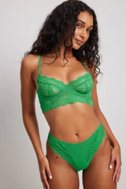 Flowy Detail Lace Balconette Bra -Na-Kd flowy detail lace balconette bra 1013 001191 0010 22147