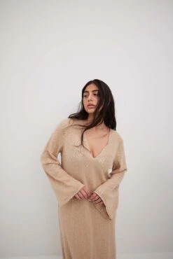 Flowy Sequin Maxi Dress