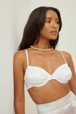 Gathered Cup Satin Bra -Na-Kd gathered cup satin bra 1013 001091 00011586
