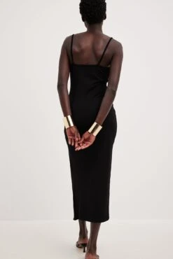 Gathered Front Strap Dress -Na-Kd gathered front strap dress 1018 010356 0002 3883