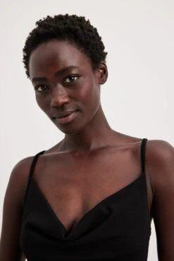 Gathered Front Strap Dress -Na-Kd gathered front strap dress 1018 010356 0002 5602